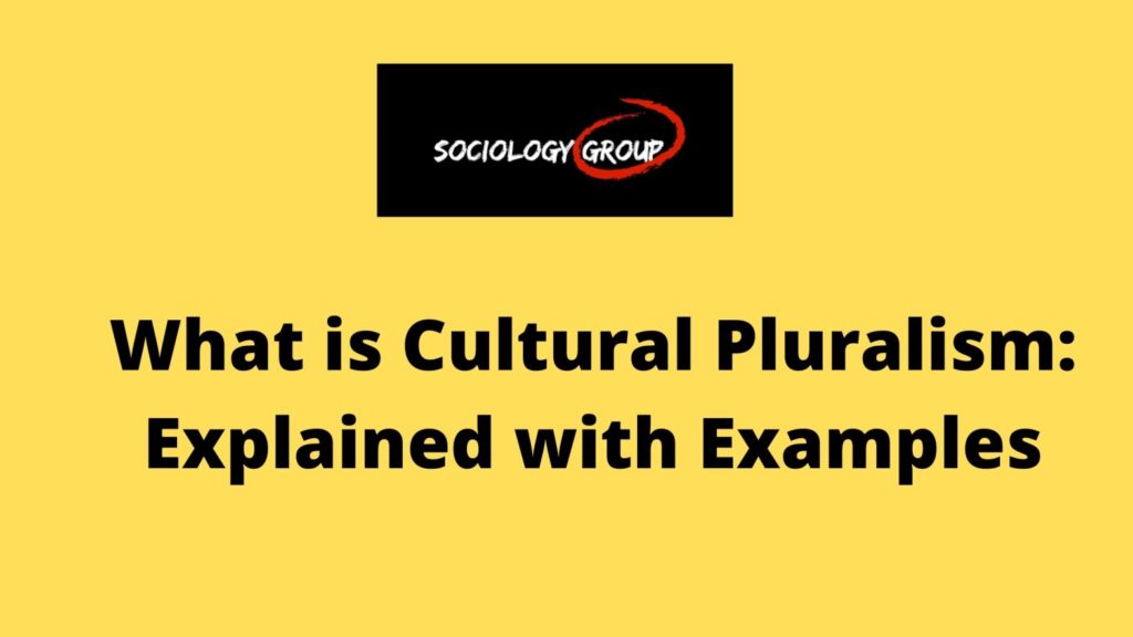 What Is Cultural Pluralism Explained With Examples