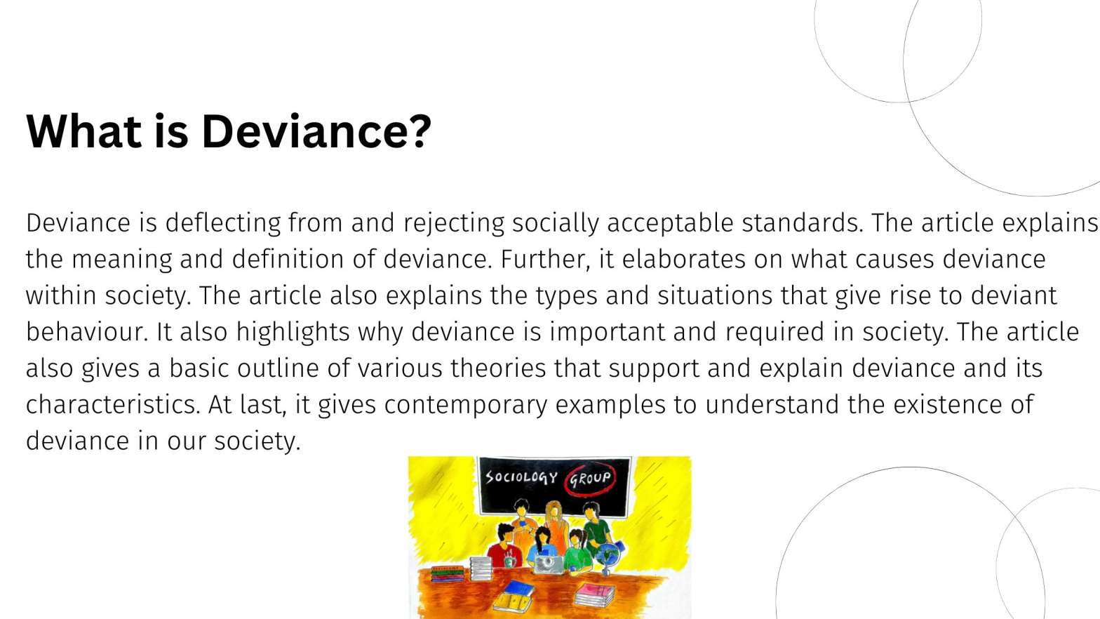 What Is Deviance Definition Causes Types Theories Examples